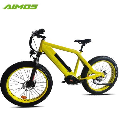 China Aluminum alloy 48V 1000W fat tire mid drive motor electric bike 250w/750w/1000w fat tire electric bicycle for sale