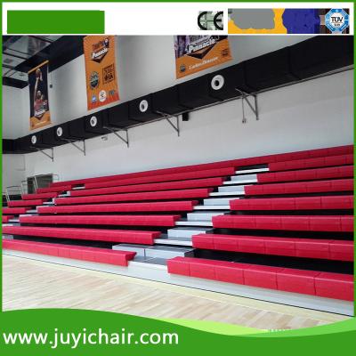 China Factory Price Retractable Bleacher Folding Bleacher For Sale Bleacher Chairs Fence Indoor Outdoor Retractable Bleacher Seating System JY-750 for sale