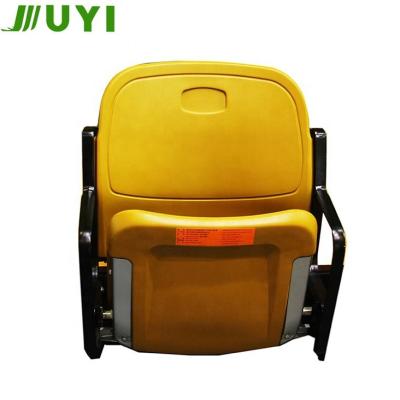 China Outdoor Furniture JUYI Tip Up Stadium Spectators Plastic HDPE Chair Price BLM-4652 for sale