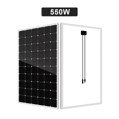 China Alibaba 450W 550W 600W Solar Power System Half Piece Photovoltaic Module Solar Panel Hot Selling Monocrystalline Home for sale