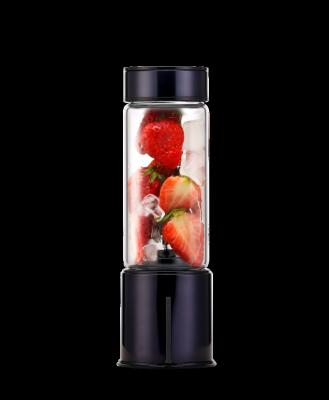 China Pure Copper Transparent Black Rechargeable Cup Blender Blender Juicer Bottle Maker Smoothie Motor Blender USB Personal Portable Blender for sale