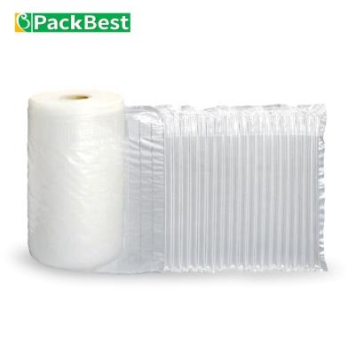 China Recyclable and Eco-Friendly Inflatable Buffer Roll Film Air Column Rolls Bubble Cushion Packaging 3cm Protective Tube Sheet for sale