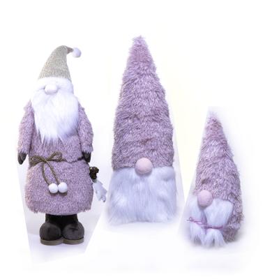 China Santa Gnome Plush Doll Christmas Children's Handmade Plush Toy Table Decor Polyester Long Hat Elf Cloth Adorable Dolls for sale