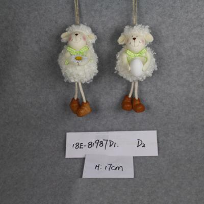 China Eco - Friendly Easter Decorations Hanging Stuffed Animal Sheep Stuffed Toy for sale