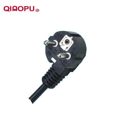 China European Industrial Equipment QiaoPu VDE Certificate Three-pin Plug Power Cord for sale