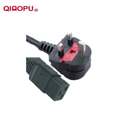 China Durable Home Appliance D09 / IEC320-C7 UK Power Cord Plug With Fuse for sale