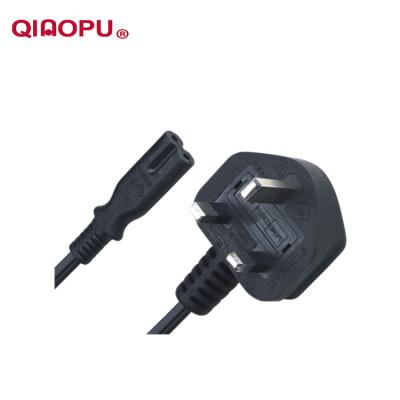 China QIAOPU UK Home Appliance AC Power Cord, Plug for Electrical Equipment D09/QT3 for sale