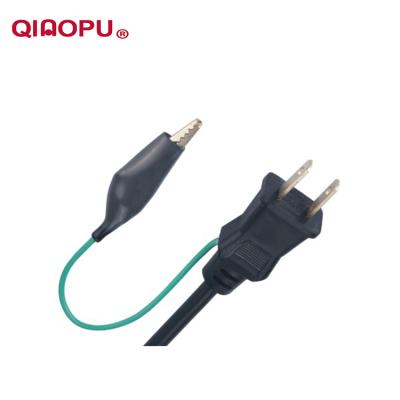 China Japanese-approved Home Appliance Qiaopu Voltage 125V AC Power Cord With Molded Plug for sale