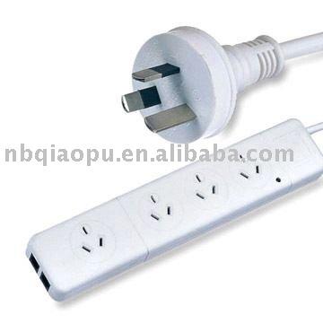 China Residential / General Purpose SAA Power Strip / Australia SAA Power Strip for sale