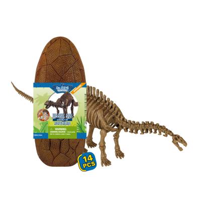 China Museum-quality dinosaur assemble kit Jurassic apatosaurus egg toy egg set set factory direct sales for sale