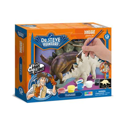 China Museum-quality dinosaur assemble kit factory wholesale prices are reasonable dinoart kit painting stegosaurus for sale