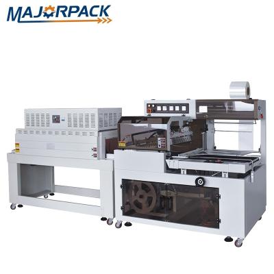 China CLOTHING Automatic L Type Sealing Cutting Heat Shrink POF Film Wrapping Machine for sale