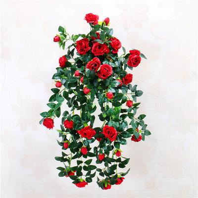 China Home Decoration Silk And Wedding Wall Hanging Flower Vine for sale