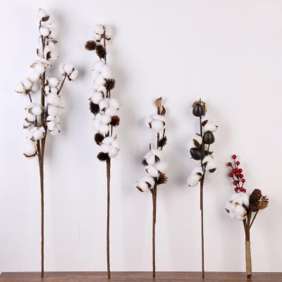 China Artificial Flowers Cotton Silk Stems Wholesale Decorative Flower for sale