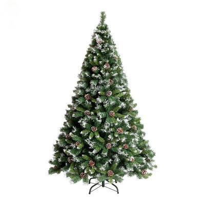 China Factory Wholesale Environmental Friendly Christmas Tree Decoration Green Thin Artificial Tree On Sale for sale