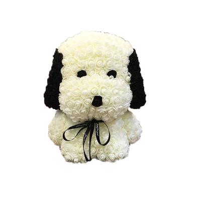 China China Factory Wholesale Colorful Handwork Lovely Sausage Ears Long PE Foam Rose Dog Lover Christmas Gift for sale