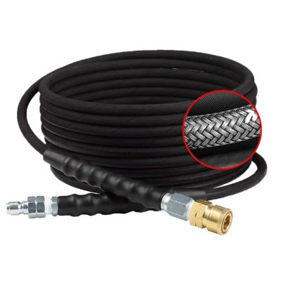 China Hot Selling Durable Industrial Plastic+aluminum Grade PVC 10m Hose High Pressure Rubber Spray Hose for sale