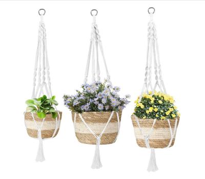 China Modern vegetable plankton planting basket, cotton rope and splicing of vegetable plankton, cocking rope removable, small order quantity can be customized for sale