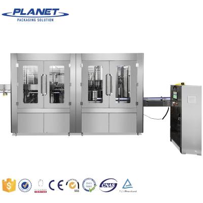 China FOOD PLANET MACHINE complete production line for soft drink bottling machine soda aquatic plant carbonated filling CDD filling machine for sale