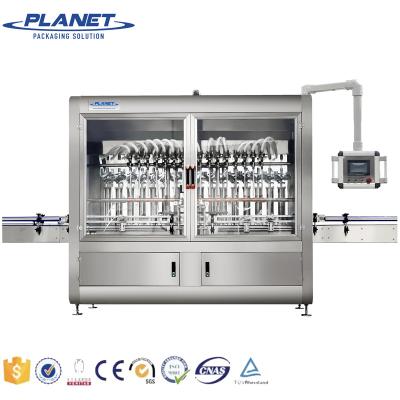 China Piston Food Sauce Beverage Lubricant Motor Edible Oil Food Machine Full Automatic Linear Type Capping Machine Filling Capping Machine for sale