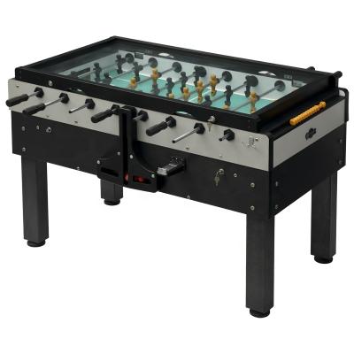 China High Quality Professional Glass Top 5ft Football Glass Top Coin Operated Table for sale