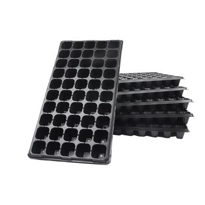 China Outdoor - Seed Tray Garden Greenhouse 50 Cell Seed Starter Tray Plastic Plant Growing Trays With Drain Holes for sale