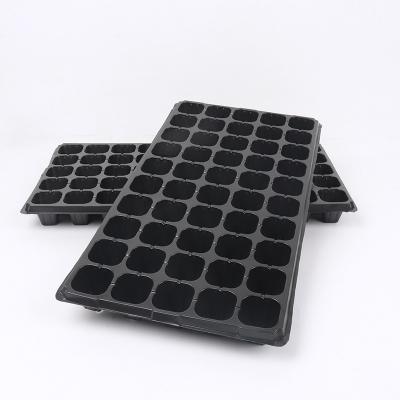 China Outdoor - Seed Tray Garden Greenhouse Durable 50 Cell Deep Starter Tray Greenhouse Garden Plastic Plant Growing Trays with Drain Holes for sale