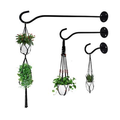 China Multifunction Manufacturers wholesale garden hanging baskets flower POTS outdoor wall metal hook wall hooks for sale