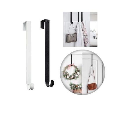 China Stocked Christmas wreaths Christmas holiday decorations door hanging flower basket wreath retractable hook behind door for sale