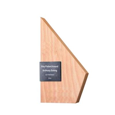 China China Customized Wooden Trophy Award Holder Trophy Plaques Engraving Award Trophies for sale