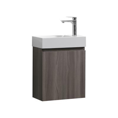 China Durable Amy 18 Inch European Single Sink Basin Storage Cabinet Bath Vanity for sale