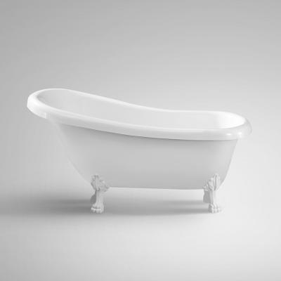 China High Quality Modern Freestanding Clawfoot Antique Style Indoor Portable Soaking Small Bath Tub With Four Legs for sale