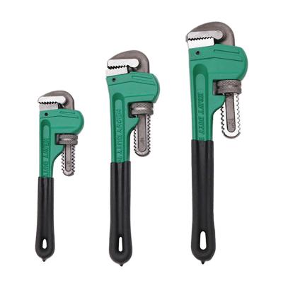 China Multi Functional Pipe Wrench Heavy Duty Adjustable Pipe Wrench with PVC Household Repairing Tools for sale