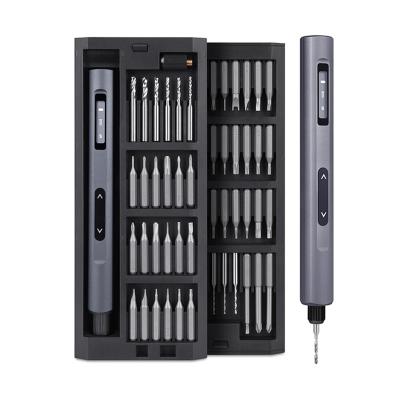 China 2024 Electrical Precision Screwdriver Kit 2 Gear Type-C Rechargeable Magnetic Aluminum Case CGS100105 for sale