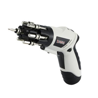 China New Rechargeable Cordless Screwdriver Quick Change Bits Electric Screwdriver Household Hardware Tools Set Electric Drill Gun 1/4