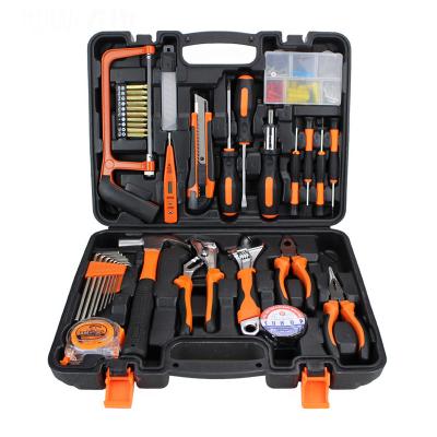 China Repair and Fix Fine Household tool set 38 pieces hand tool hardware tool box pliers wrench for sale