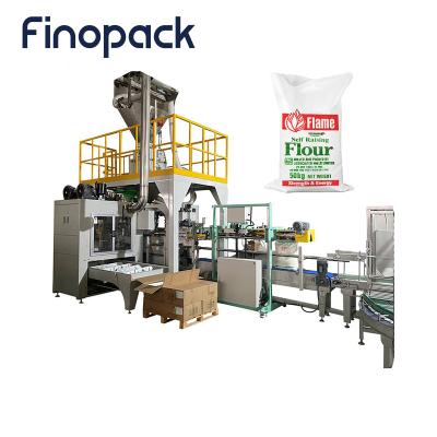 China 25kg Food Maize Corn Wheat Flour Powder Packing Machine Packing Machine For Automatic Wheat Flour Flour Packing Machine for sale