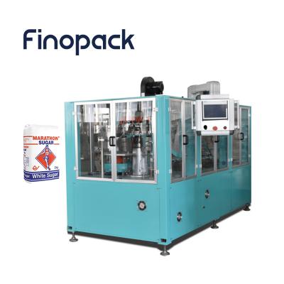 China Automatic food salt paper bag packing machine paper bag packing machine for flour paper bag filling machine for sale