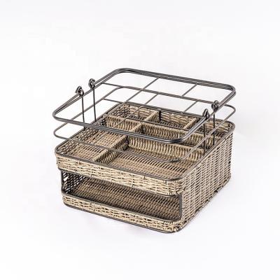 China Multi-functional divided storage basket for storing small items for sale