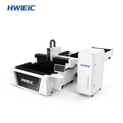 China 10% Water Cooled OFF HWlEiC 1000w 1500w 2kw Fiber Lazer Cutter CNC Fiber Laser Cutting Machine 1530 for CS Stainless Steel Metal for Sale for sale