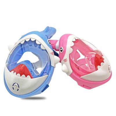 China 2020 New Comfortable Feeling Full Face Dive Anti-fog Mask For Kids Snorkeling Mask 180 Degree View Kids Diving Mask for sale