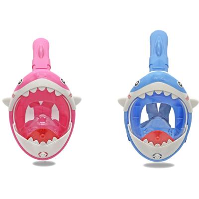 China 2020 New Style Children's Full Face Snorkel Mask 2020 Wide And Anti-leaking Anti-fog Diving Mask Kids for sale