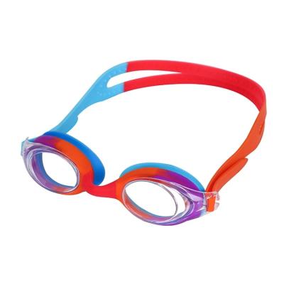 China Modern Style Silicone One Piece Kids Swimming Goggles Top Quality Safety Kids Goggles Swim Google Anti Fog for sale