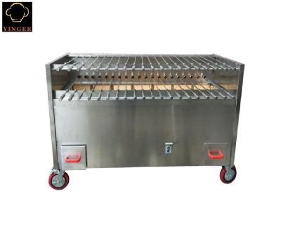 China Stainless steel kebab rotisserie/broiler grill /kofta for sale