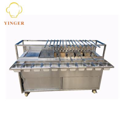 China adjustable size brazilian roaster/kebab roaster for sale