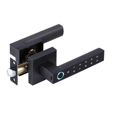 China Nice Quality Double Row Zinc Alloy Smart Door Password Electronic Lever For Door for sale