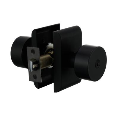 China Residential Apartments/Houses/Modern Black Garage Office Door Knob Lock for sale