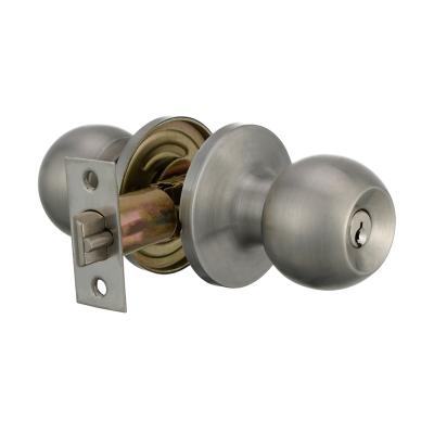 China Affordable And Durable Knob Steel Door Lock Bored Tubular Door Lock For Bedroom Bathroom Office Hotel Residence Garage Home Interior for sale