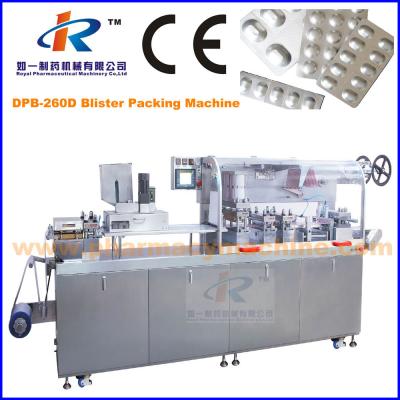 China DPB-260D Flat Plate Aluminum-Plastic/Aluminum-Aluminum Automatic Blister Packing Machine for sale