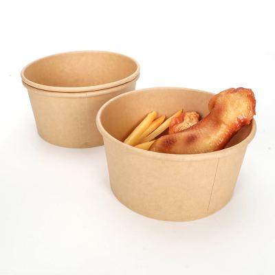 China Logo Disposable Reusable Custom Rice Caterer Biodegradable Paper Bowl for sale